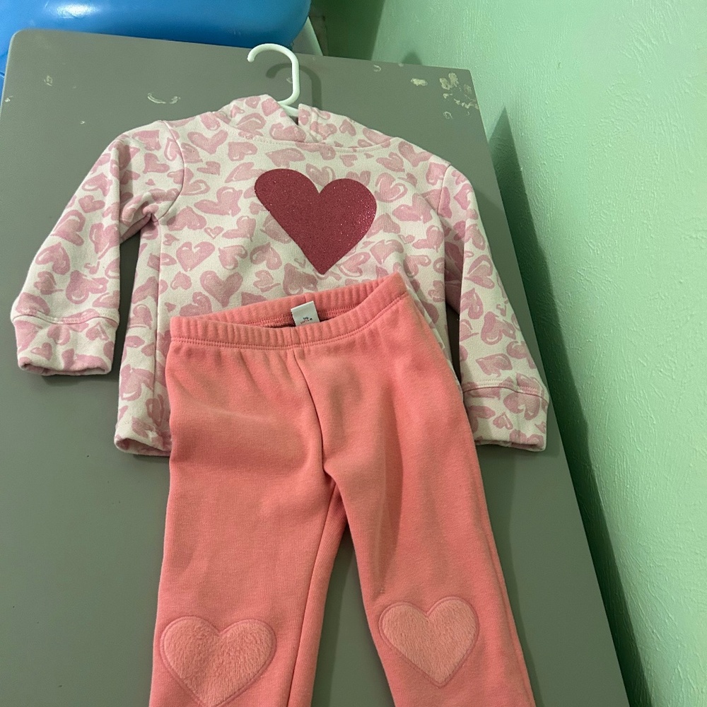 girls heart set adorable little girl outfit